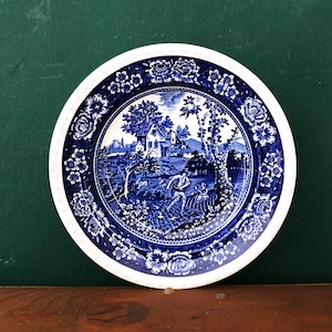 Soup plate Villeroy & Boch Rusticana blue, deep plates, old series, vintage, French country style, porcelain classics, dining culture