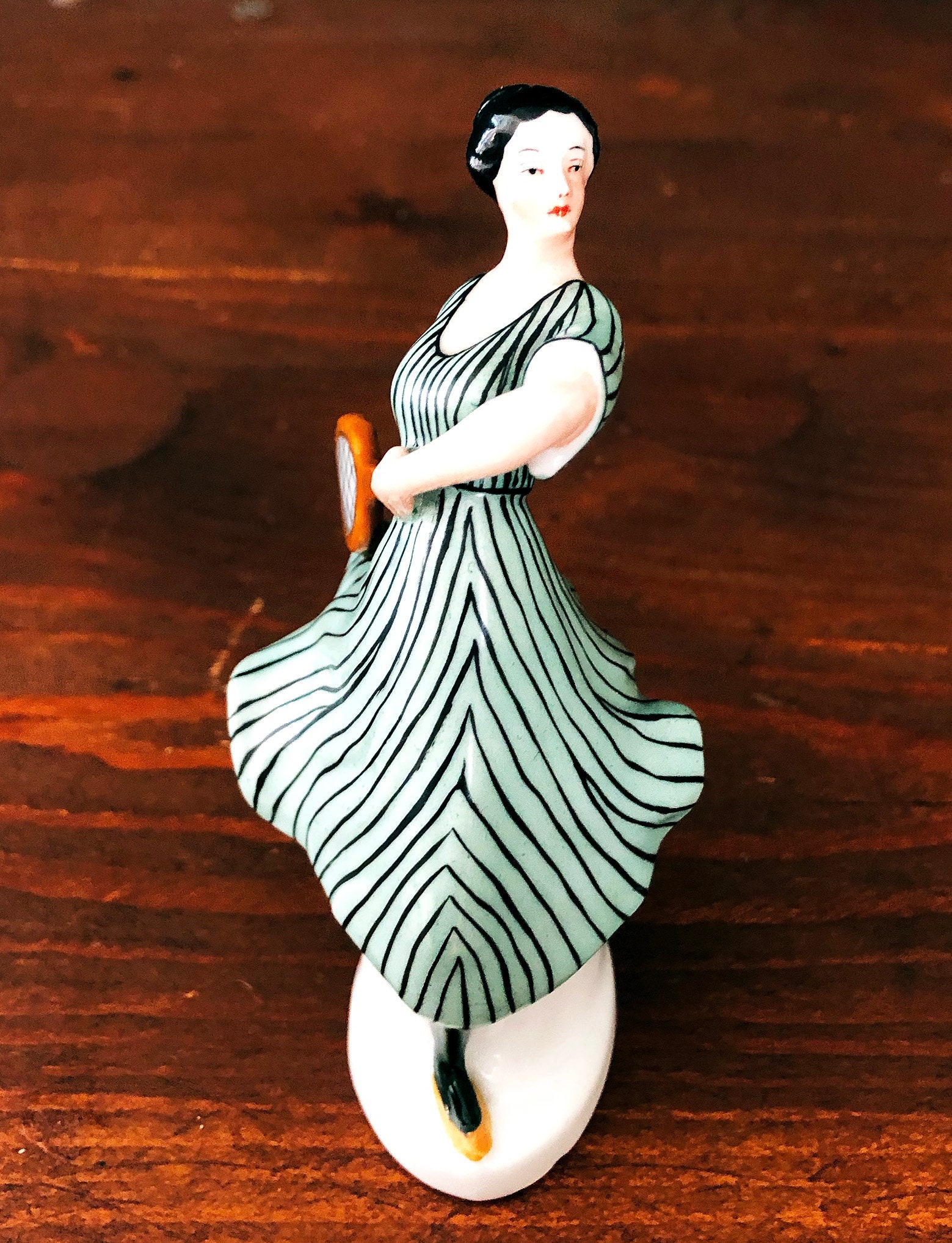 ANTIQUE Porcelain Figurine Tennis Player Fraureuth 1920 Etsy