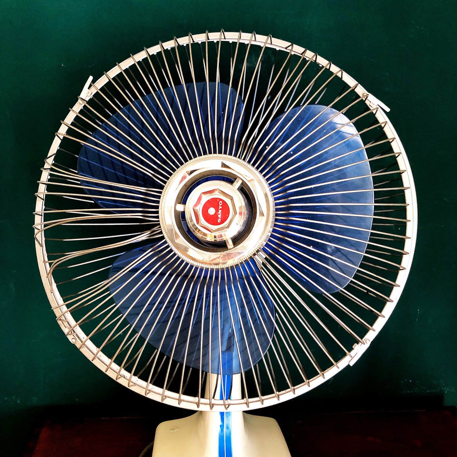 Large Fan, Wind Fan Space Age by SANYO, 3-stage, 1960/70s, Vintage
