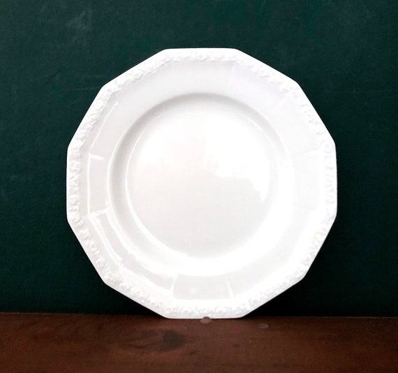 SPEISETELLER Rosenthal Maria Weiß Classic, 70er-80er Jahre, Porzellan Manufaktur, Klassiker Alte Serien Landhausstil Vintage edles Porzellan