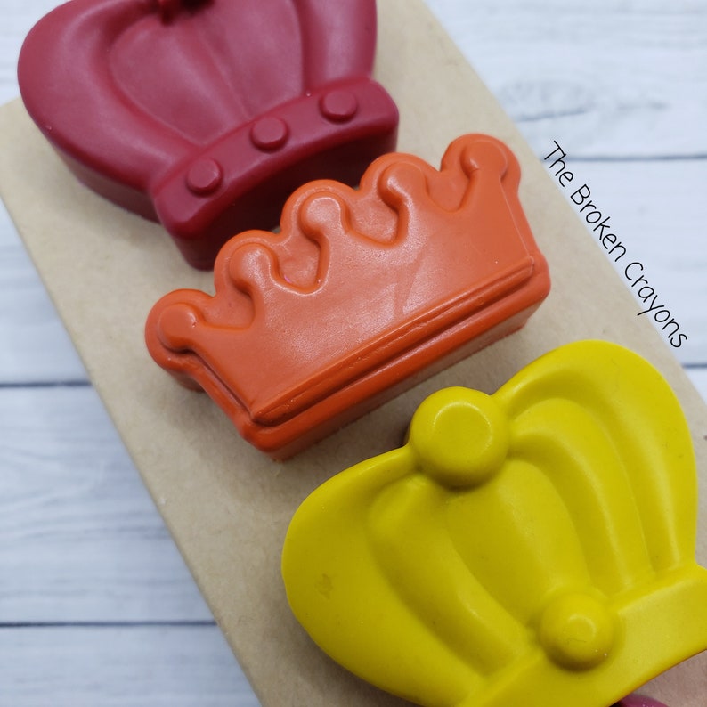 Crown Crayon Rainbow Gift Set Present Etsy