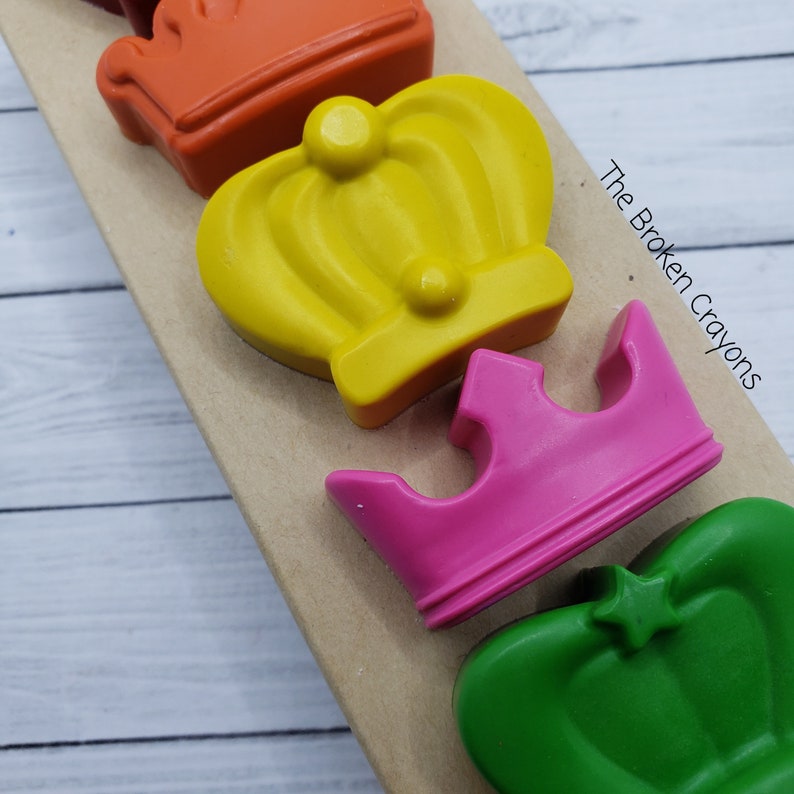 Crown Crayon Rainbow Gift Set Present Etsy