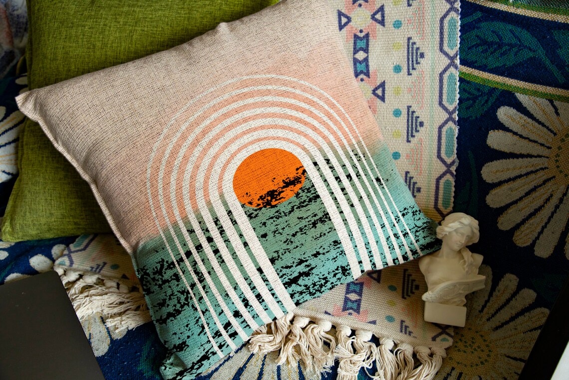 Abstract Art Pillow Cover/Decor Pillow Linen with Etsy