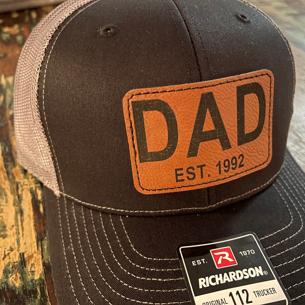 Dad Patch Hat Richardson Trucker Hat | Father's Day Hat | Patch Hat