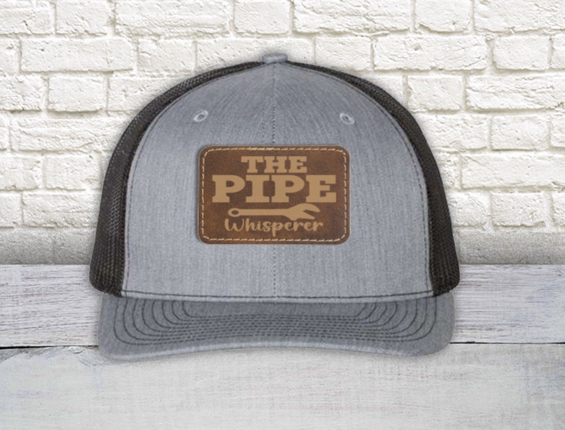Pipe Whisperer Leather Patch Hat - Richardson 112 Snapback Trucker
