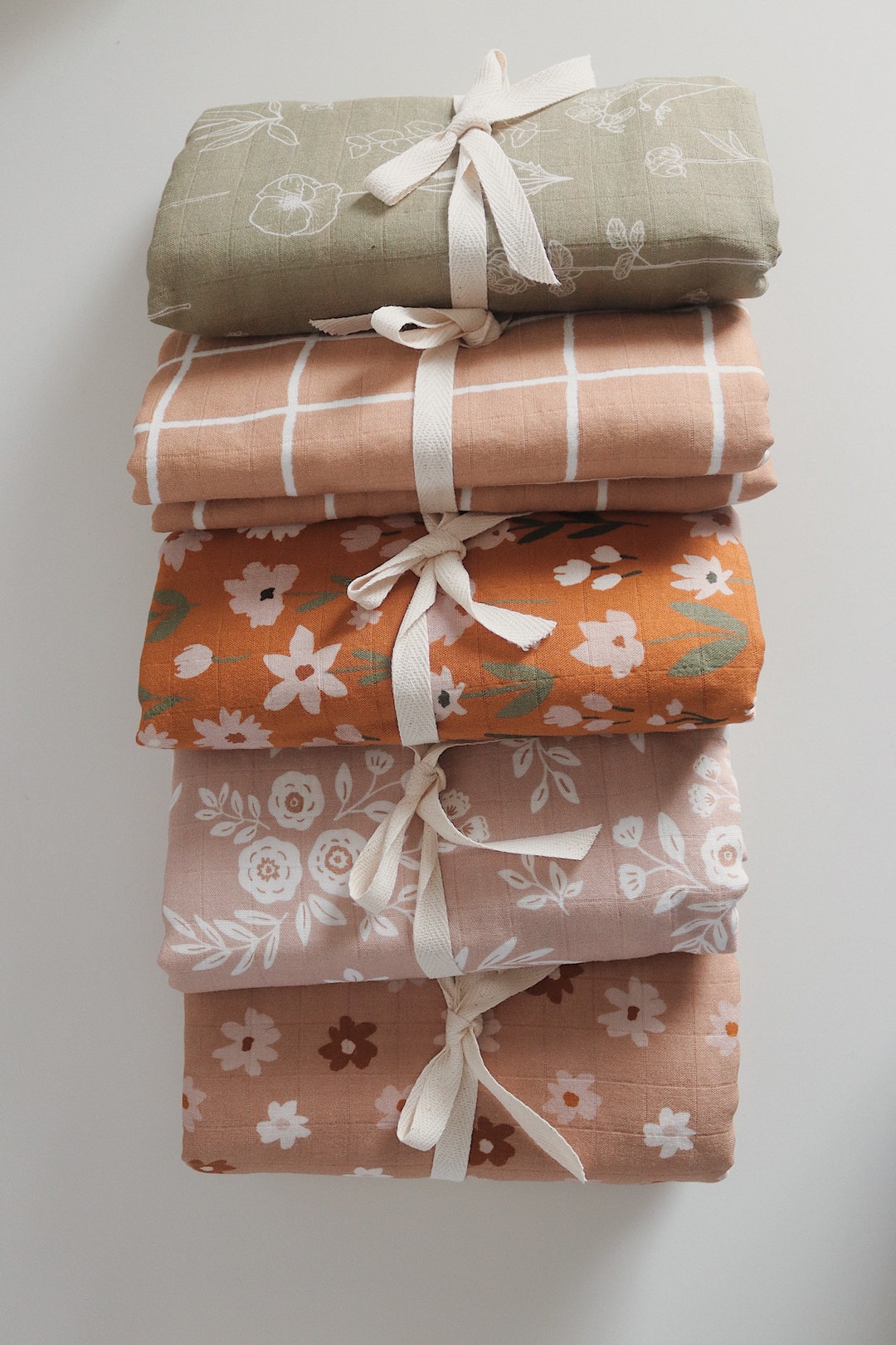 Extra Large 120cm 100 Cotton Bamboo Organic Muslin Wrap Unisex Gift
