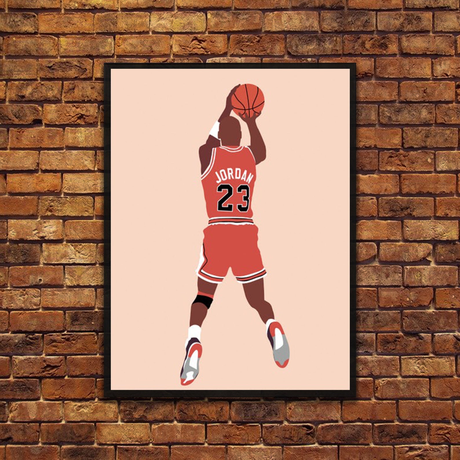 Michael Jordan Poster Or Canvas Michael Jordan Print Etsy