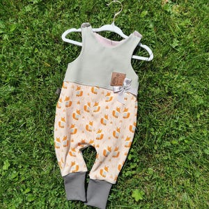 Baby romper size 62 | Rompers for girls | Natural fox | Dungarees | Onesie | Rompers for newborns | Rompers for babies