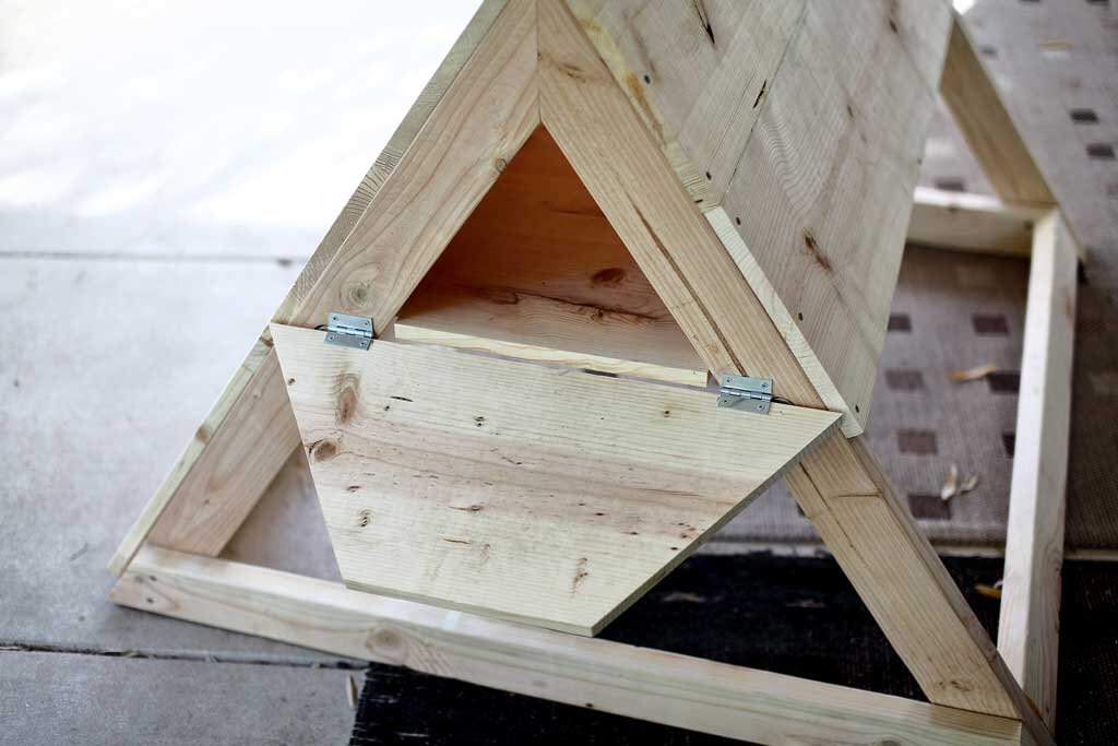 DIY Mobile Triangleshaped Chicken Coop Plans chicken Tractor Etsy