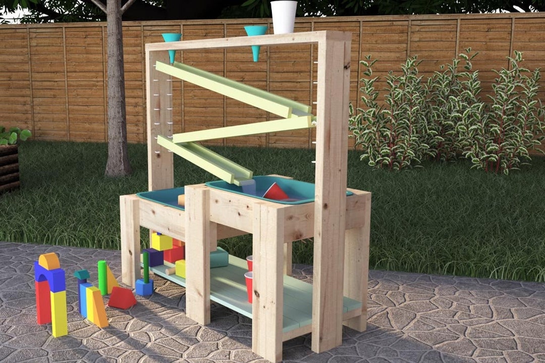 DIY Sand and Water Play Table for Kids Plans water Table Plans, Sensory