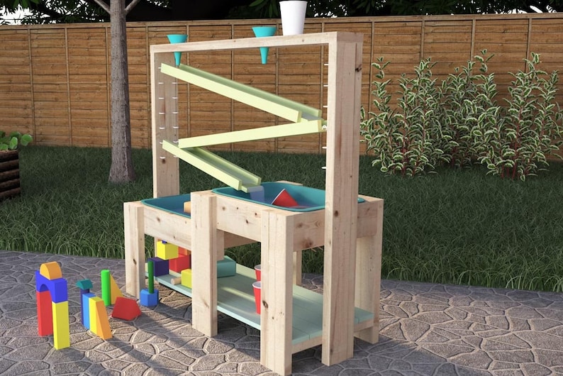 DIY Sand and Water Play Table for Kids Plans water Table Etsy
