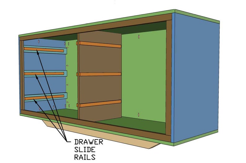 DIY 6 Drawer Dresser Plans Plywood Dresser, Bedroom Dresser, Farmhouse Wooden Dresser, Chest of Drawers Kids Dresser, Bedroom Dresser zdjęcie 4