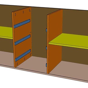 DIY Garage Cabinet with Drawers Plans Plywood Cabinets, Garage Storage Ideas, Workshop Cabinets, Shelves with Doors, Storage Shop Cabinets image 4