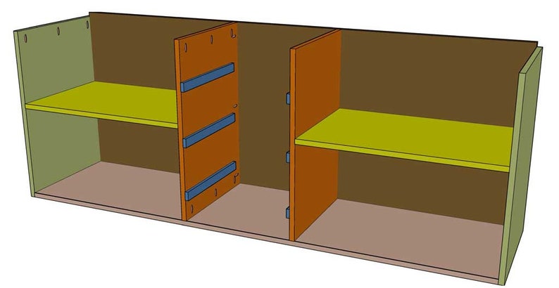 DIY Garage Cabinet with Drawers Plans Plywood Cabinets, Garage Storage Ideas, Workshop Cabinets, Shelves with Doors, Storage Shop Cabinets image 4