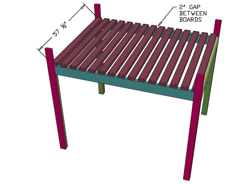 Full Size DIY Loft Bed Plans
