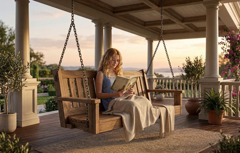 DIY Outdoor Swing Bench Plans (PDF File Download Only) | Porch Swing Woodworking Plans | Step-by-Step Guide | Patio Swing Bench DIY image 4