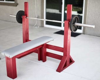 DIY Workout Bench Press Plans [Homemade Weight Bench Plans, Wooden Gym Bench, Weigh Rack, 2x4 Bench Press, Lifting Seat, Fitness Bench]