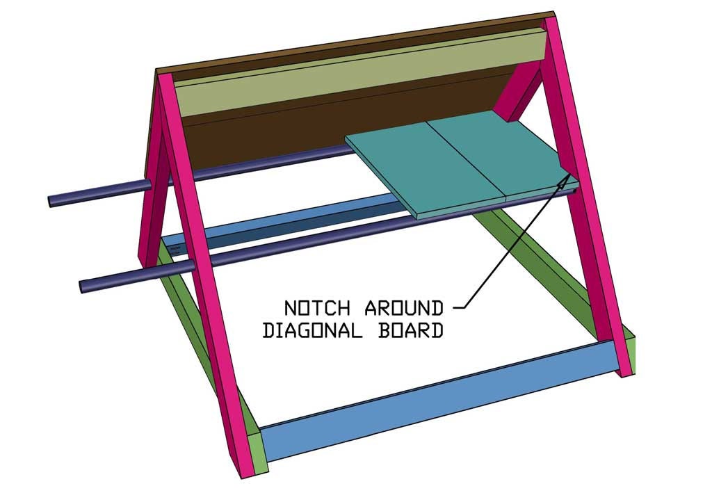 DIY Mobile Triangleshaped Chicken Coop Plans chicken Tractor Etsy