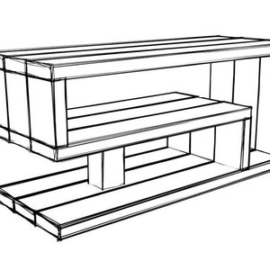 DIY entryway shoe rack bench plans