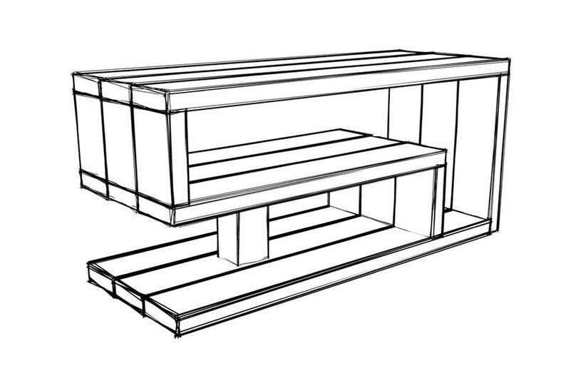 DIY entryway shoe rack bench plans