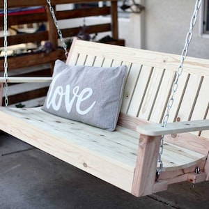 DIY Outdoor Swing Bench Plan [Outdoor Swing Bench, Porch Swing Seat, Garden Swing, Yard Swing, Patio Swing, Swinging Bench, Deck Swing]