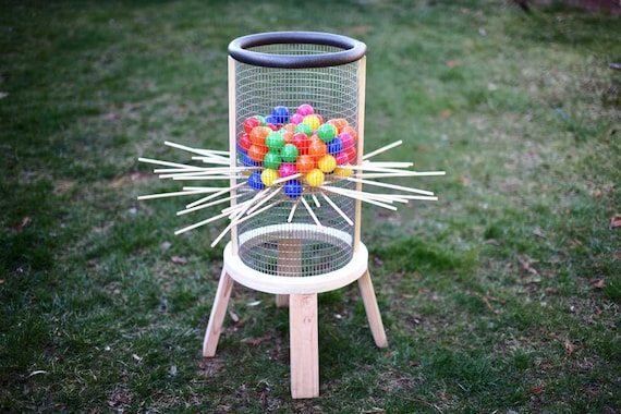 DIY Giant Kerplunk Game Plans Kids And Adult Fun Game For Etsy India