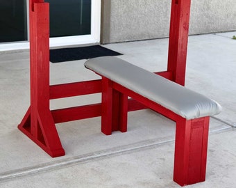 Weight bench made out of wood sale