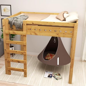 Full Size DIY Loft Bed Plans