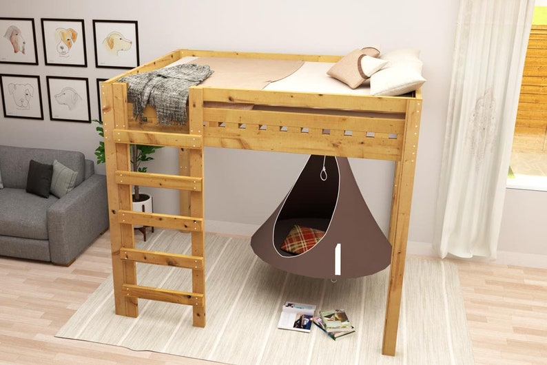 Full Size DIY Loft Bed Plans