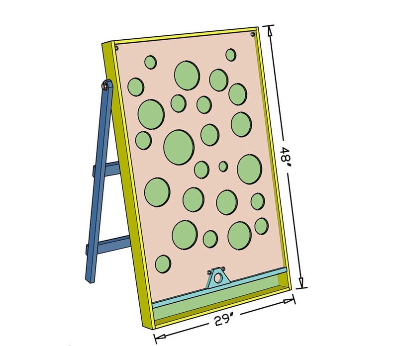 DIY Wall Ball Maze Game Plans vertical Ball Maze String Etsy