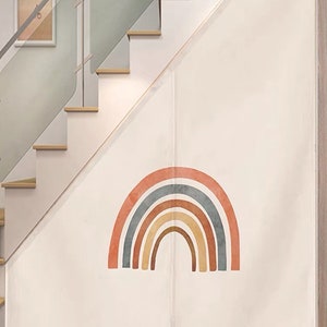 Custom Made Curtain Under The Stairs| Personalized & Stylish Home Decor | Under Stair Curtain | Design Your Own Curtain