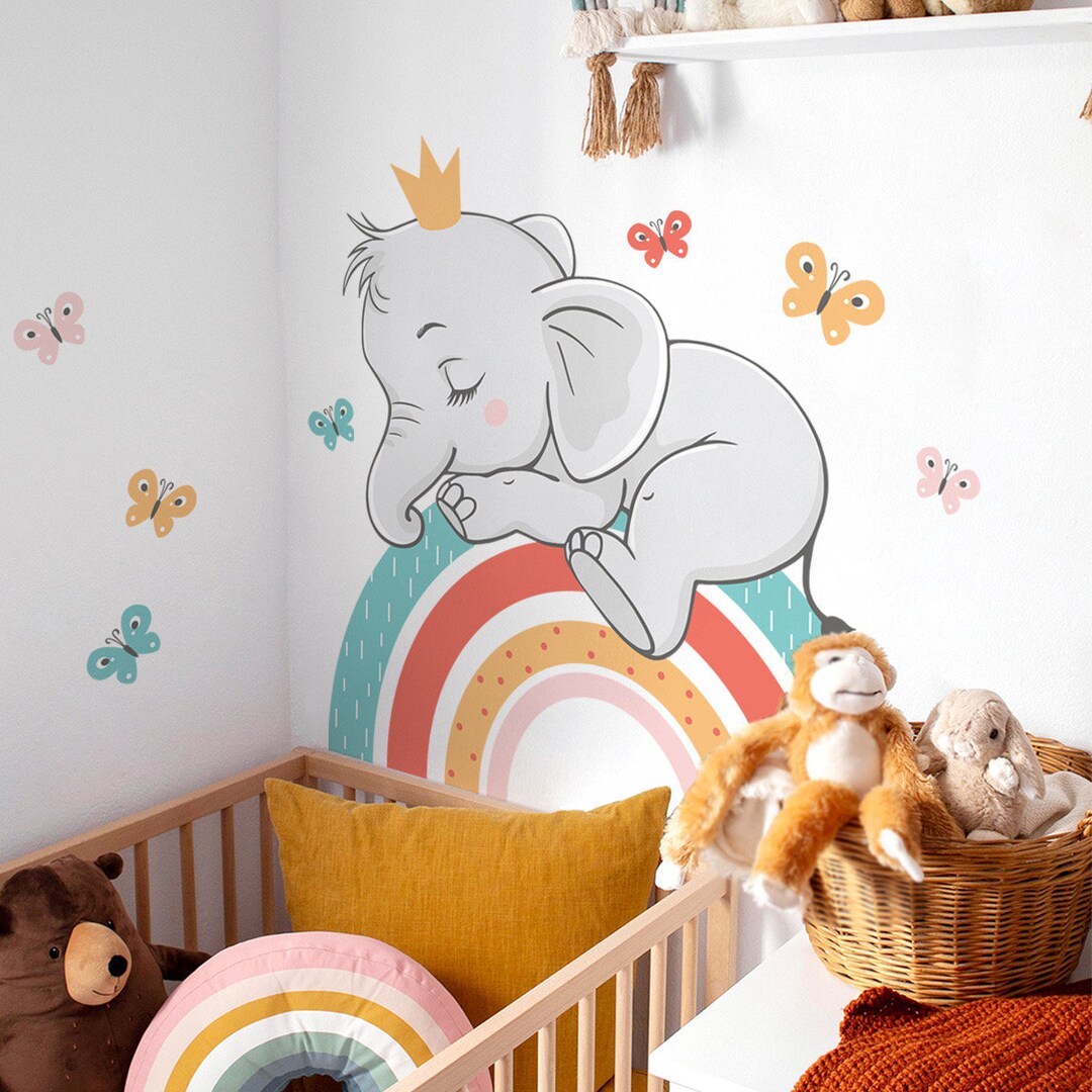Nursery Peel Stick Wallpaper - Self Stick Removable Kid Wallpaper ...