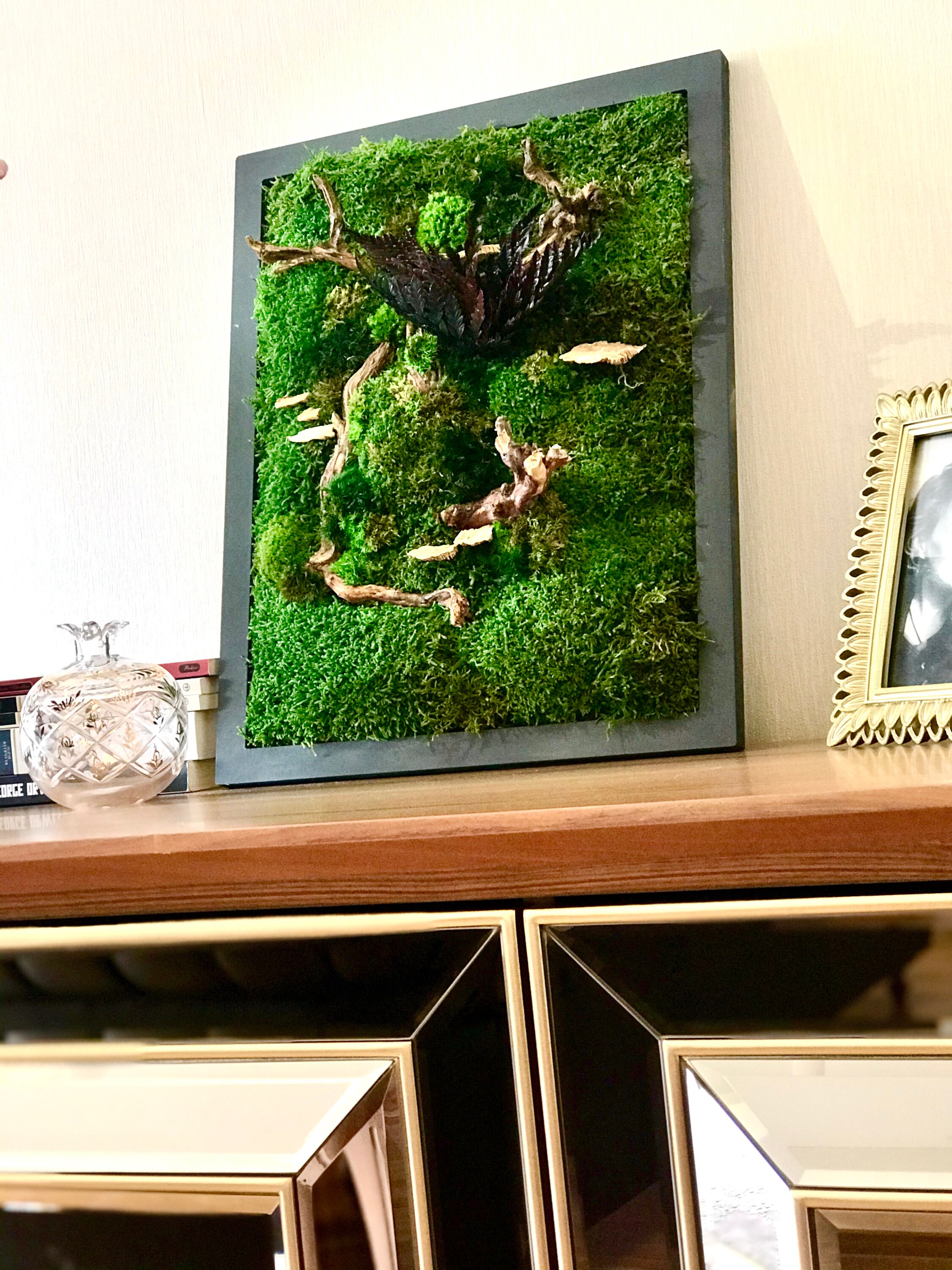 Picture of Moss Wall Art Large-natural Room Decor-real Moss Decor-living | Etsy