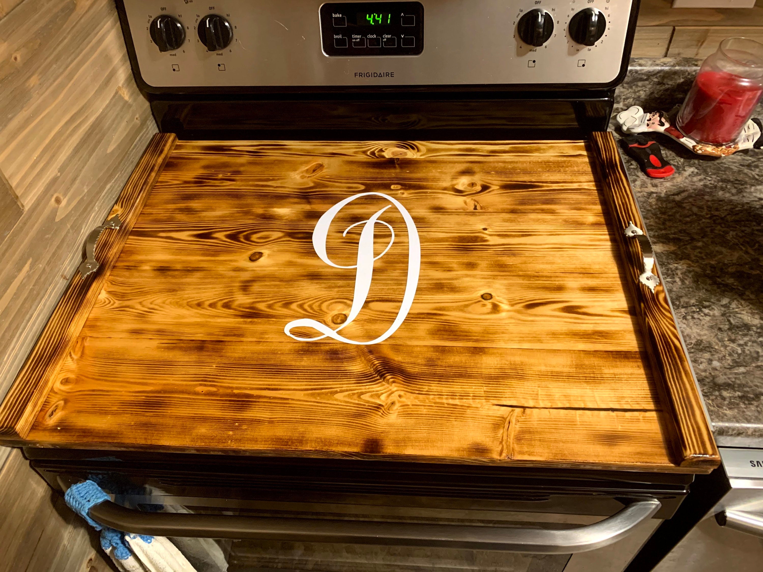 Stove Cover with handles Etsy