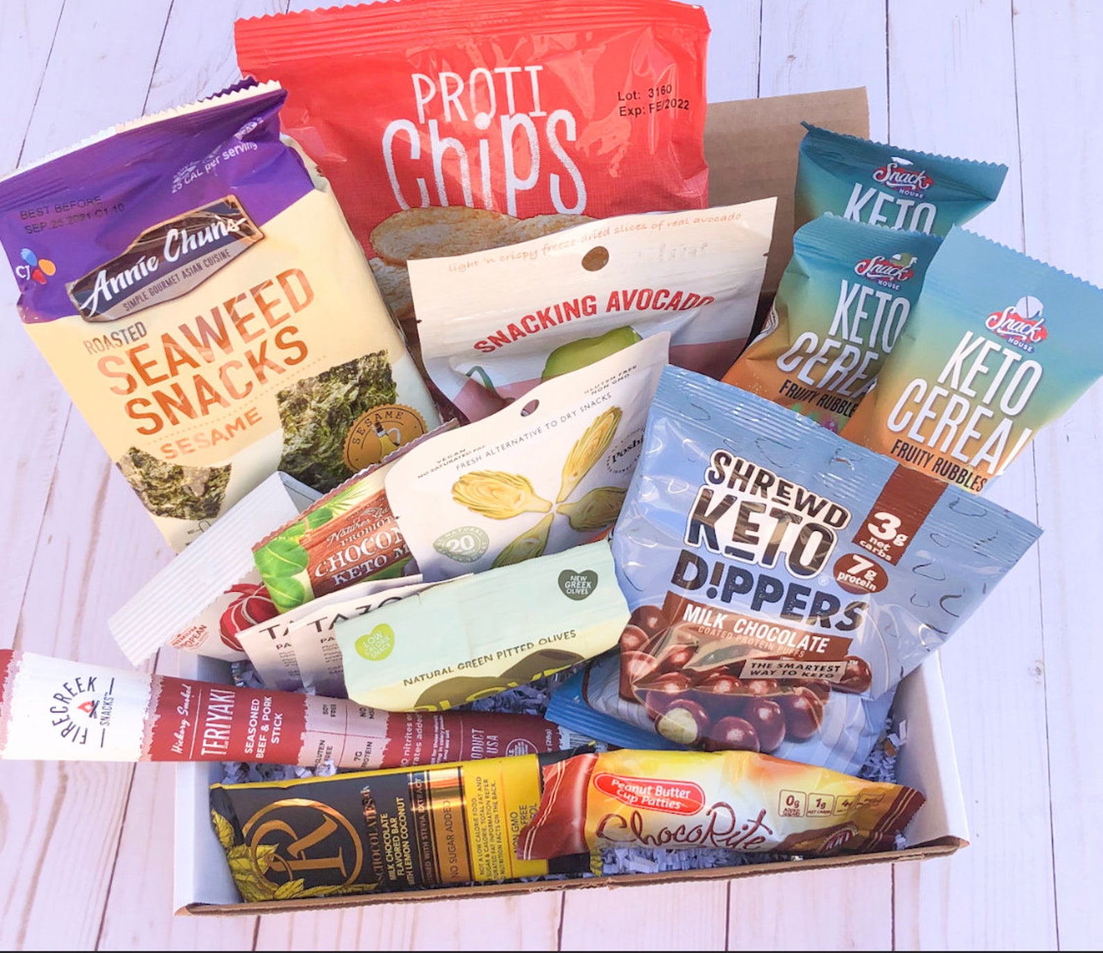 Keto snack box ketogenic gift snacking box gluten low carb Etsy