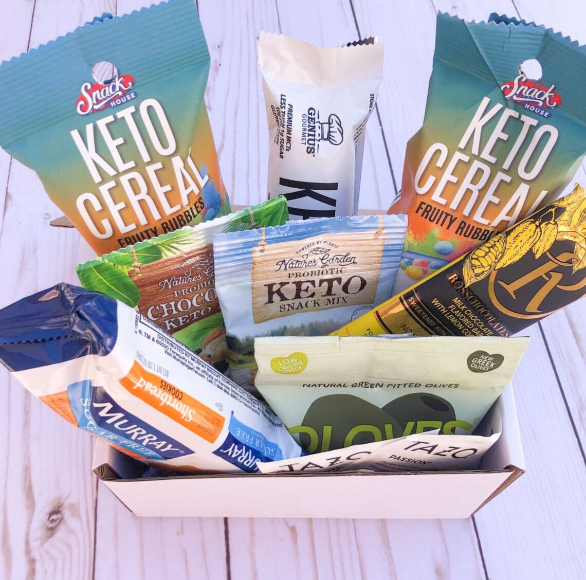 Keto snack box ketogenic gift snacking box gluten low carb Etsy