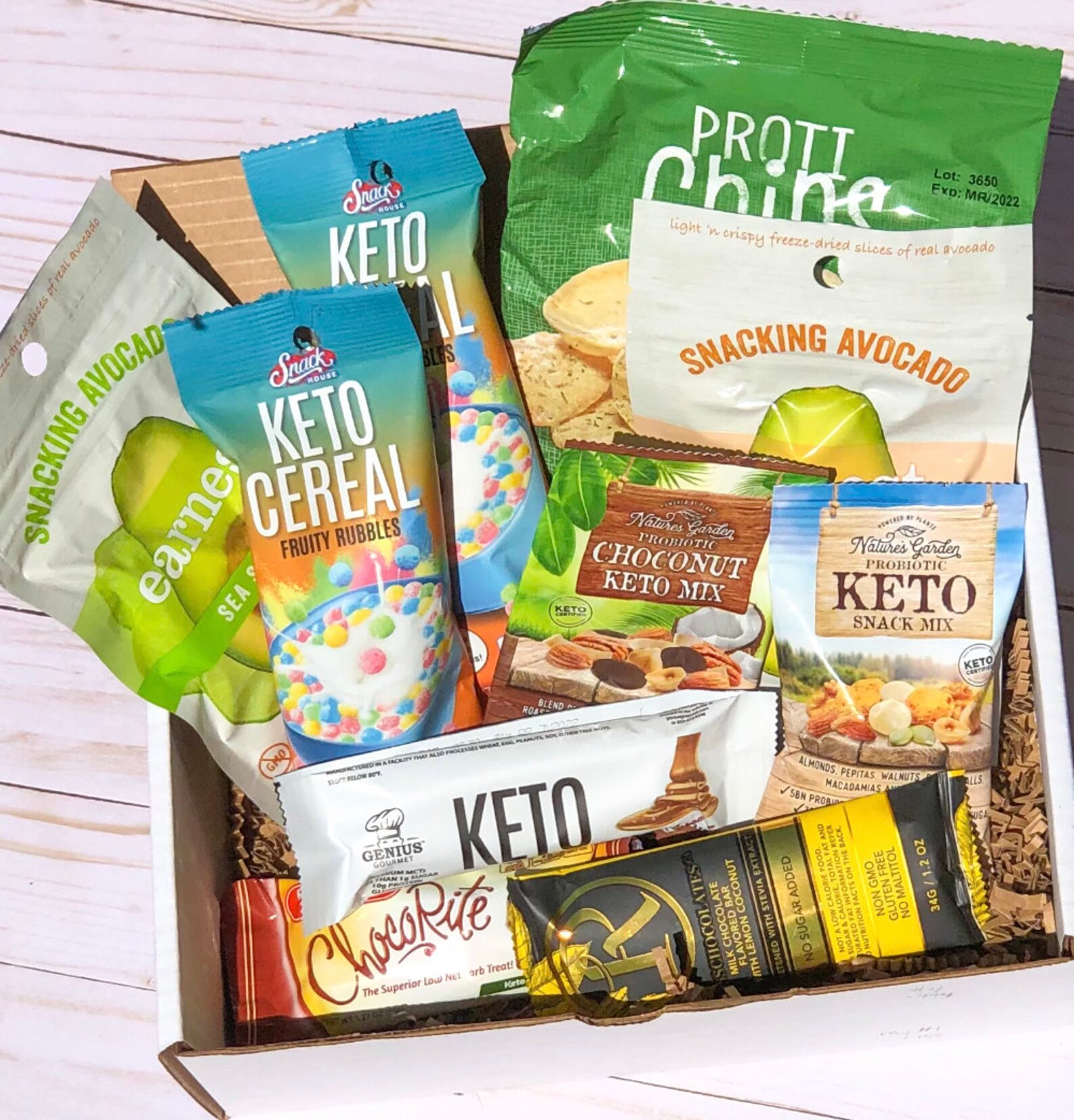 Keto snack box ketogenic gift snacking box gluten low carb Etsy