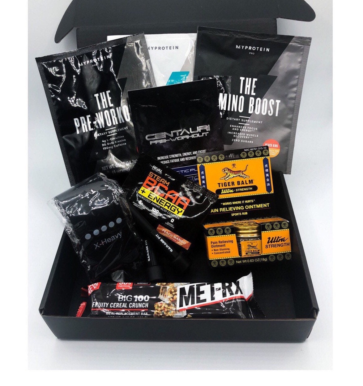 Gym-themed care package! #gym #fitness #gift #carepackage #gymrat