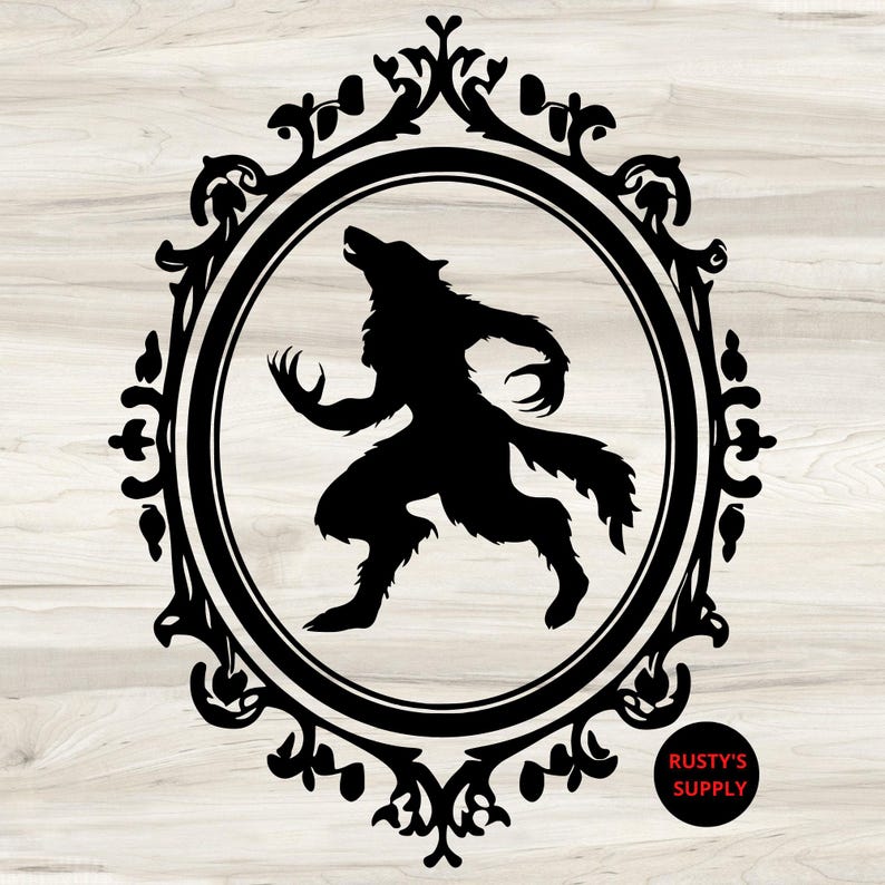 Werewolf Portrait SVG – Werewolf Portrait PNG – Werewolf Camo SVG ...