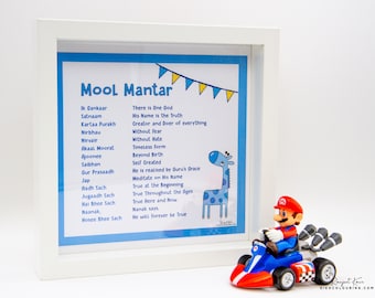 Giraffe Mool Mantar Frame - Blauw