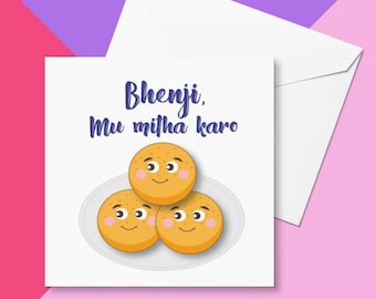 Rakhri / Rakhria / Raksha Bandhan / Rakhi Day Wenskaart Cadeau voor zuster