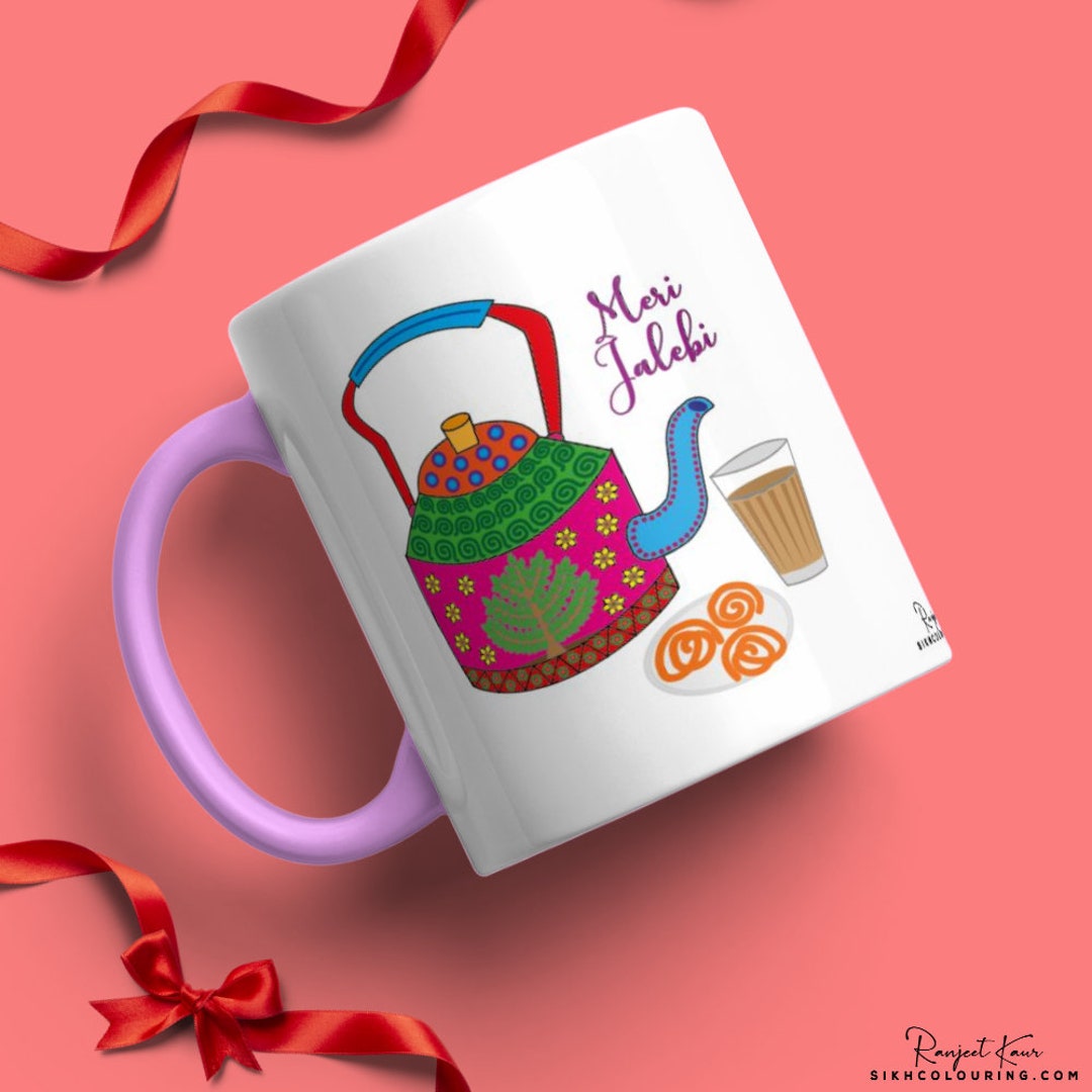 Meri Jalebi Mug Asian Mug Punjabi Mug Chai Mug Desi Gift
