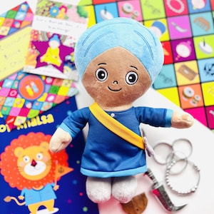 Sikh Teddybär | Khalsa Teddy | Punjabi Teddybär | Sikhi Geschenke | Punjabi Plüschteddy