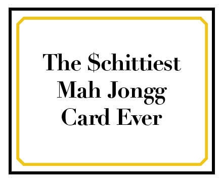 Schitt's Creek-themed Mahjong Card