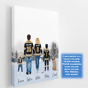 Custom Bruins Portrait, Bruins, Boston, Boston Hockey, Bruins Hockey, Bruins Gift, Hockey Gift, Hockey, Hockey Poster, Hockey Lover Gift,