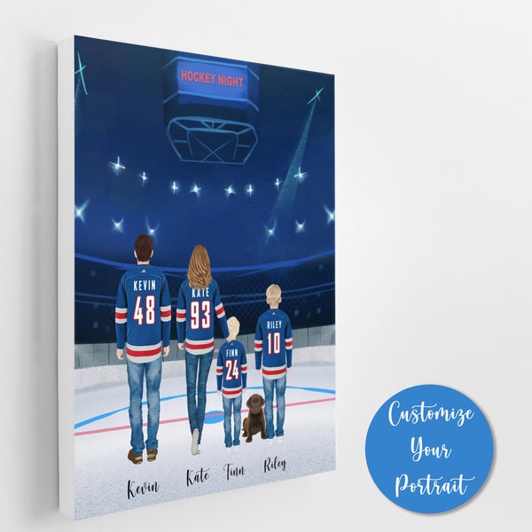 Custom Rangers Portrait, Rangers, Ny Rangers, Rangers Hockey, New York, NY, Hockey Gift, Hockey, Hockey Poster, Hockey Lover Gift,Ice Hockey