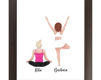 Yoga Portrait,Yoga Art,Yoga,Yoga Pose,Yoga Print,Yoga Gifts,Yoga Poster,Yoga Meditation,Yoga Lover,Yoga Gift,Custom Portrait,Yoga poser,