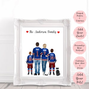 Custom Hockey Poster, Hockey Gift, Hockey Wall Decor, Hockey Lover Gift, Ice Hockey, Hockey Gifts,Hockey Mom,Hockey Coach Gift,