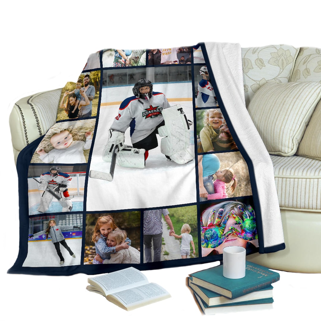 Custom Hockey Blanket, Hockey Mom, Hockey Gift, Hockey, Hockey Blanket