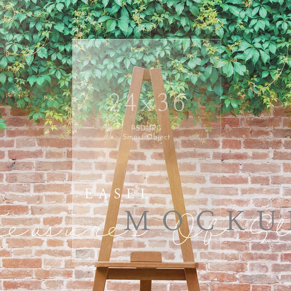 Acrylic Sign Mockup, Welcome Sign Mockup, Wedding Sign Mockup,  Seating Chart Mockup, Easel Mockup, Wedding Stationery Mockup, 24x36 Mockup